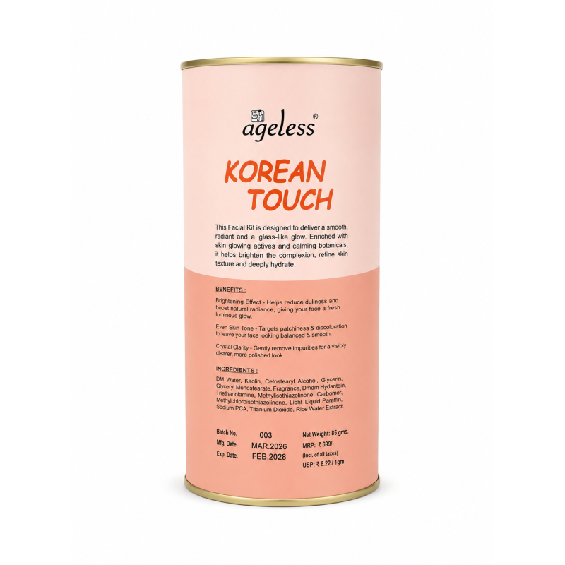Ageless Professional Korean Rice Water Facial Kit (85 gms)