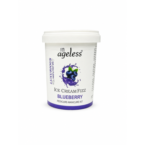 Ageless Ice Cream Manicure Pedicure Kit (Blueberry)