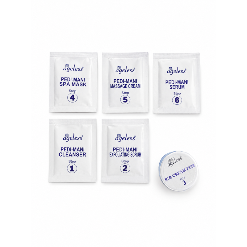 Ageless Ice Cream Manicure Pedicure Kit (Blueberry)