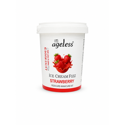 Ageless Ice Cream Manicure Pedicure Kit (Strawberry)