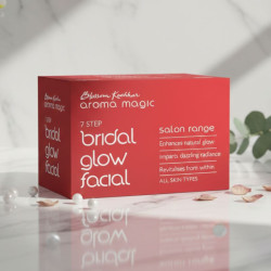 Aroma Magic 7-Step Bridal Glow Facial Kit [5 Single Application Kit (20g + 18ml Each)]