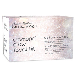 Aroma Magic 6-Step Diamond Glow Facial Kit [5 Single Application Kit (20g + 18ml Each)]