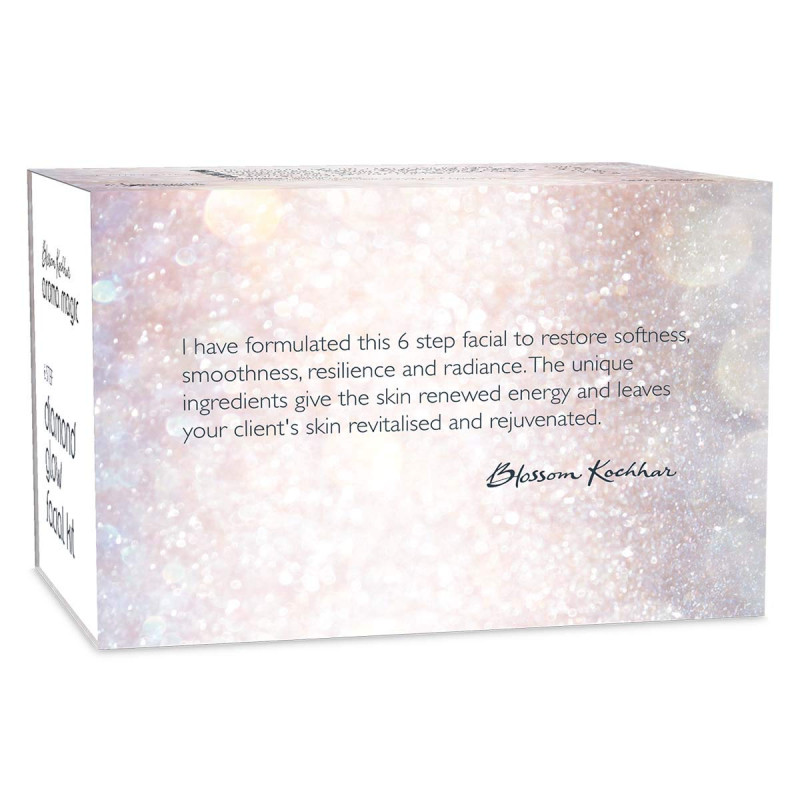 Aroma Magic 6-Step Diamond Glow Facial Kit [5 Single Application Kit (20g + 18ml Each)]