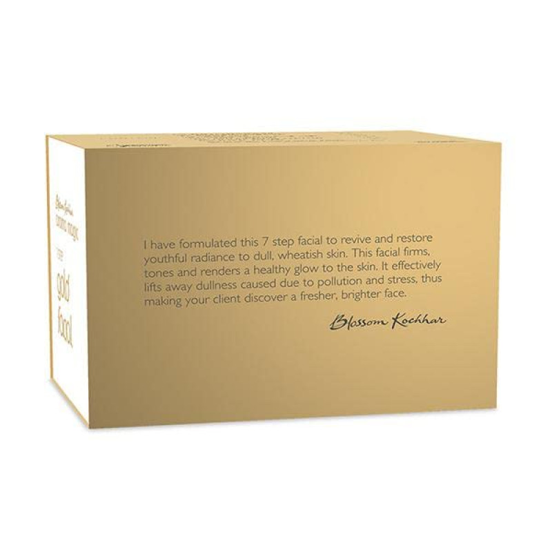 Aroma Magic Gold Radiance 7-Step Facial Kit [5 Single Application Kit (20g + 18ml Each)]