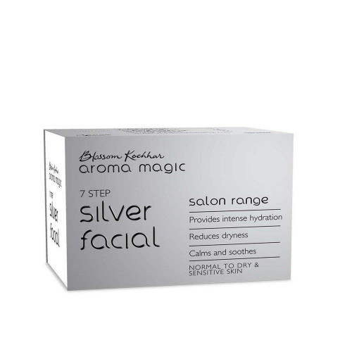 Aroma Magic 7-Step Silver Glow Facial Kit [5 Single Application Kit (35ml + 10ml Each)]
