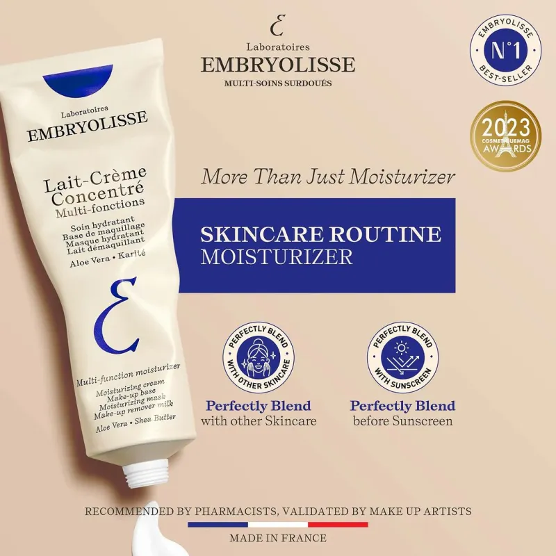Embryolisse - Lait-Crème Concentré - 3 in 1 Multifunction Moisturiser - Primer, Moisturiser