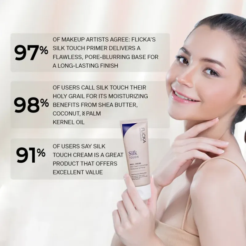 Flicka Silk Touch Concentrate - Primer and Moisturizer