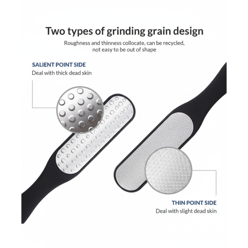 Pro-Grade Laser Foot Scraper & Dual-Sided Filer