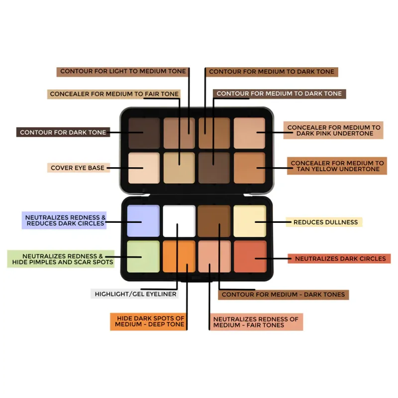 Forever 52 16 Color Camouflage HD Palette - CHP001