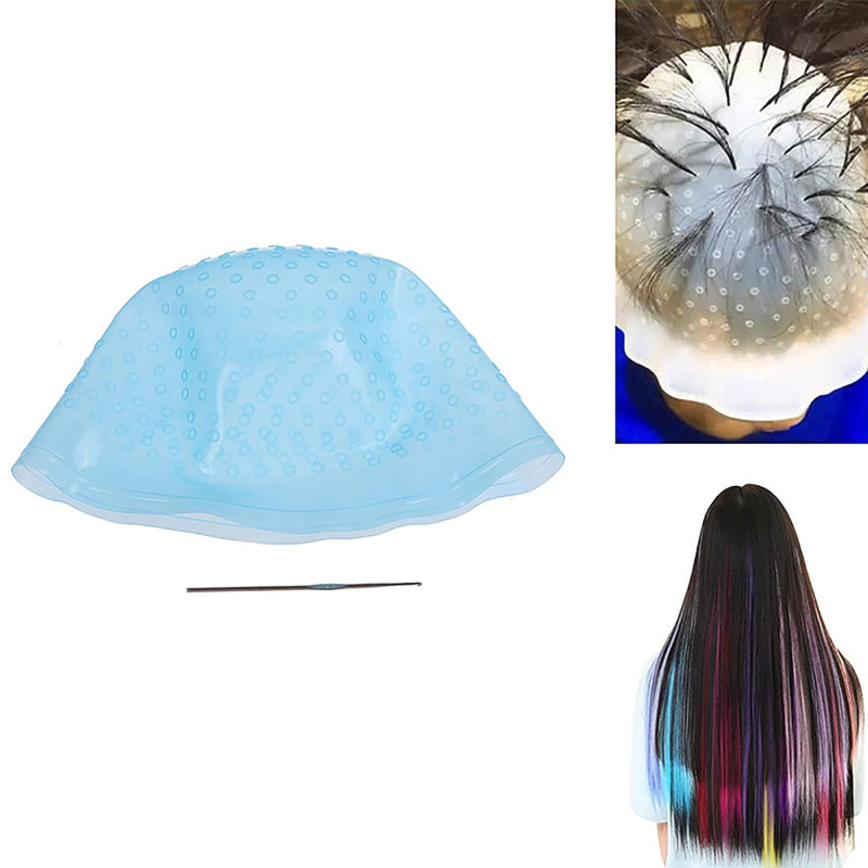 Highlight Cap Silicone Hair Dye Cap Reusable