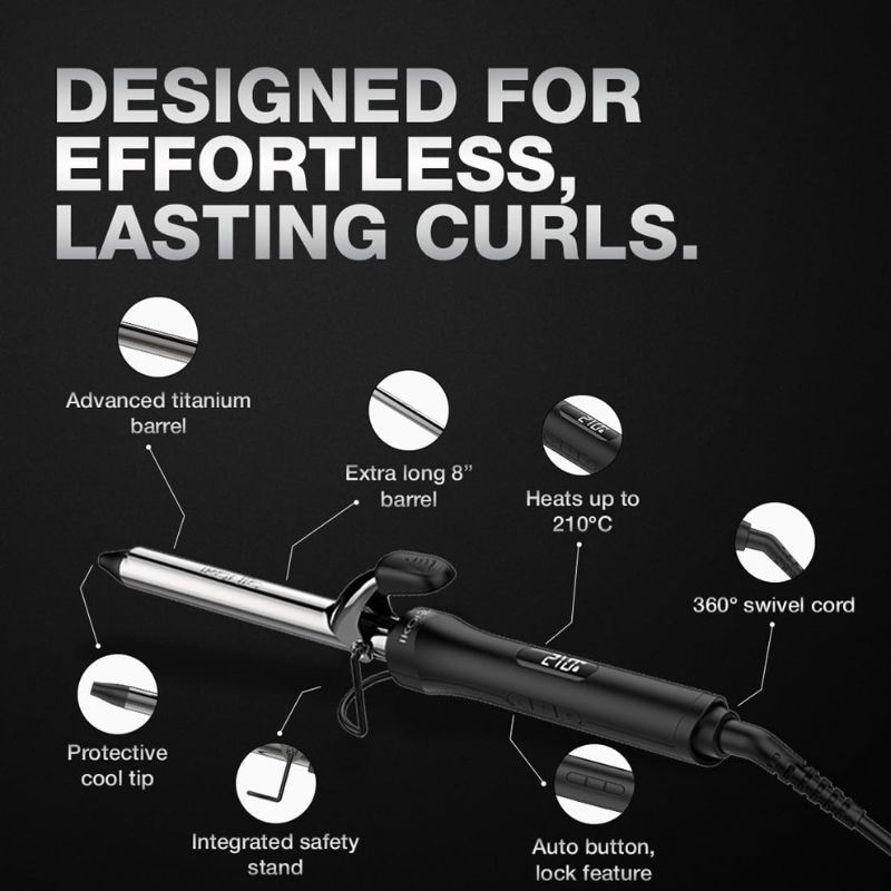 Ikonic Professional Curling Tong 19 mm