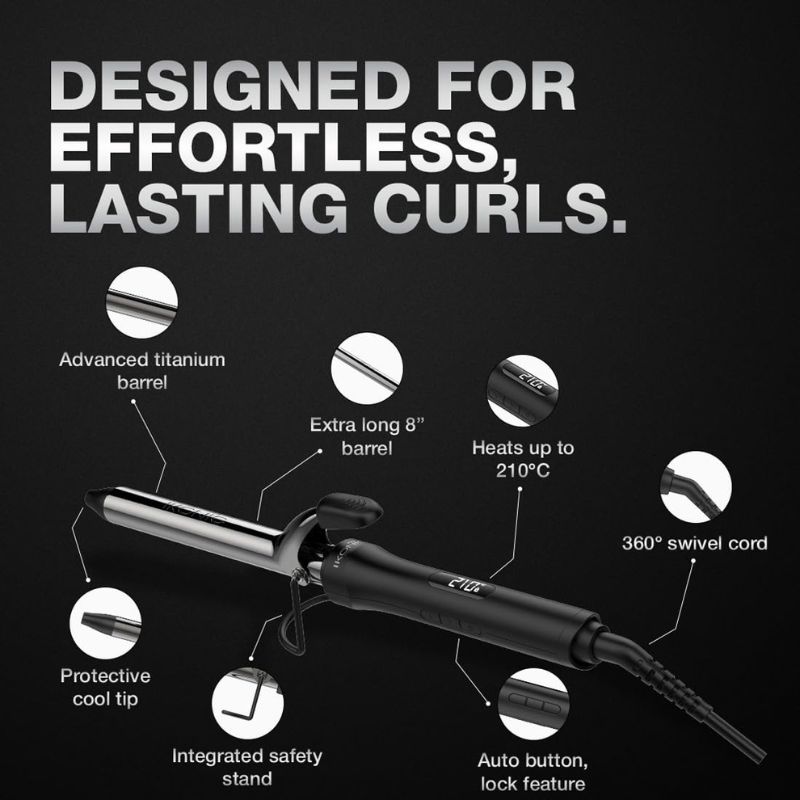 Ikonic Professional Curling Tong 22mm