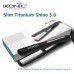 Ikonic Professional Black Slim Titanium Shine 3.0