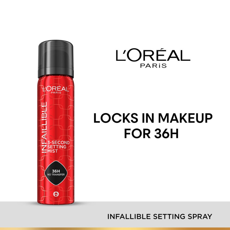 Loreal Paris Infaillible 3-Second Setting Mist (75 ml)