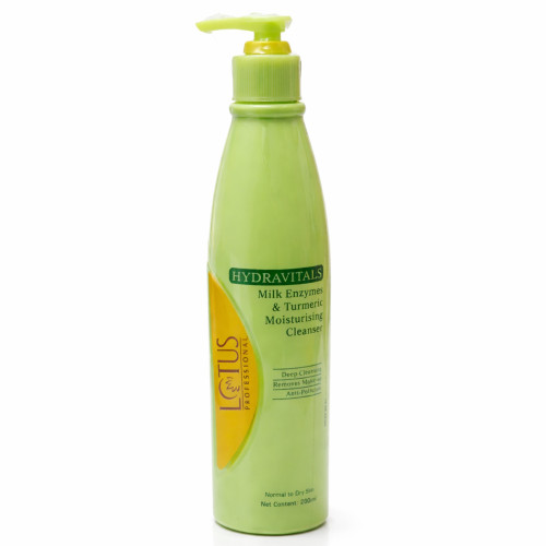 Lotus Professional Hydravitals Milk Enzymes & Turmeric Moisturising Cleanser (250 ml)