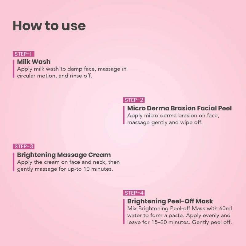 O3+ Professional Brightening kit With Peel Off Mask (45 gms)