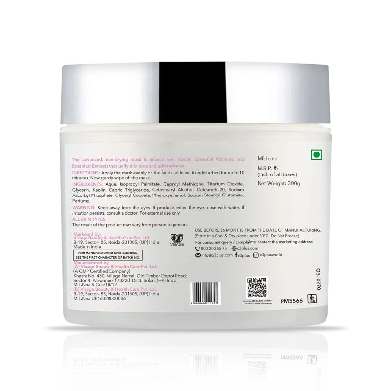 O3+ Professional Brightening Mask (300 gms)