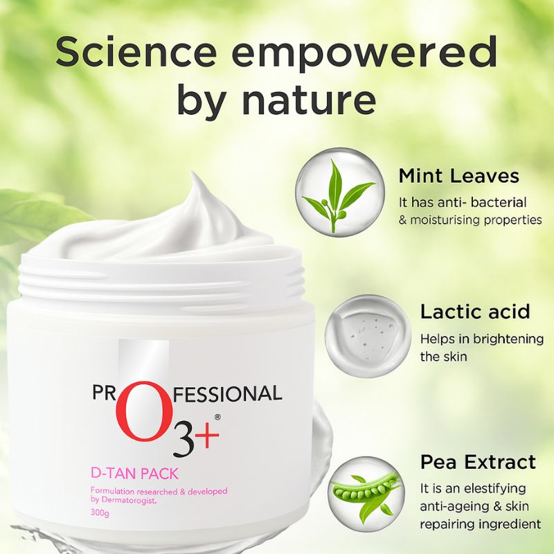 O3+ Professional D Tan Pack (300 gms)