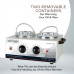 Ozomax Professional Twin Jar Wax Heater