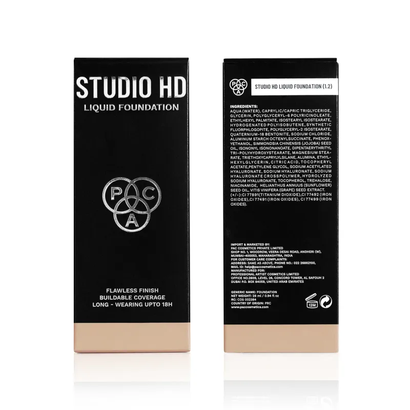 PAC Studio HD Foundation 1.2 (28ml)