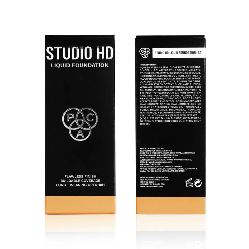 PAC Studio HD Foundation 2.1 (28ml)