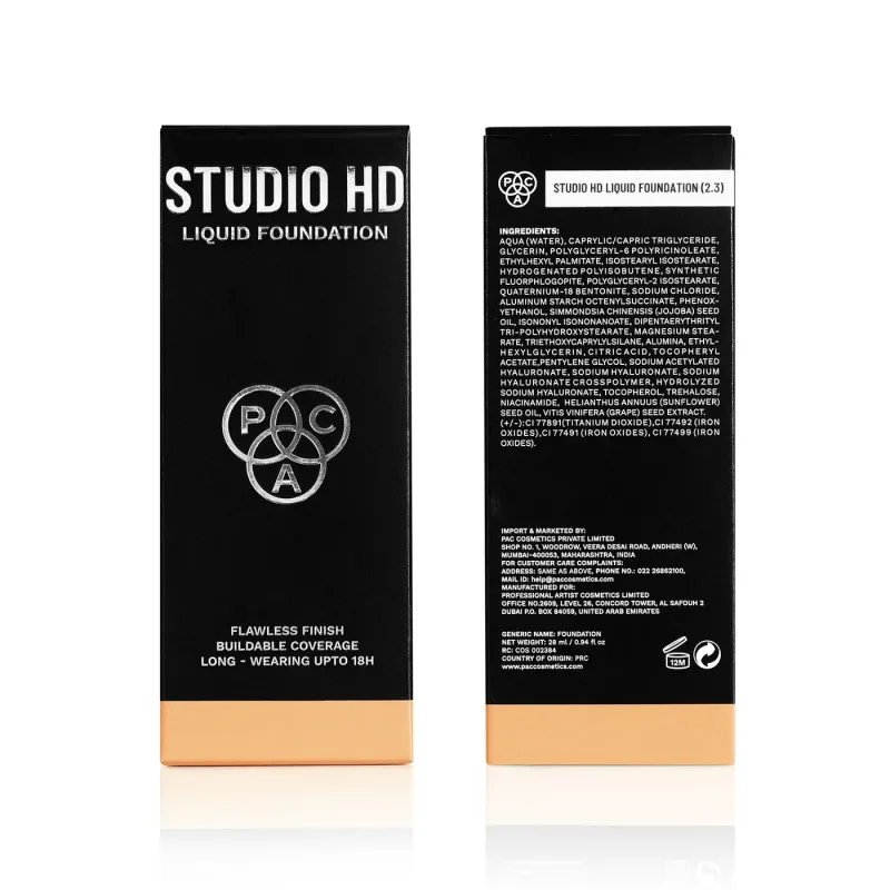 PAC Studio HD Foundation 2.3 (28ml)