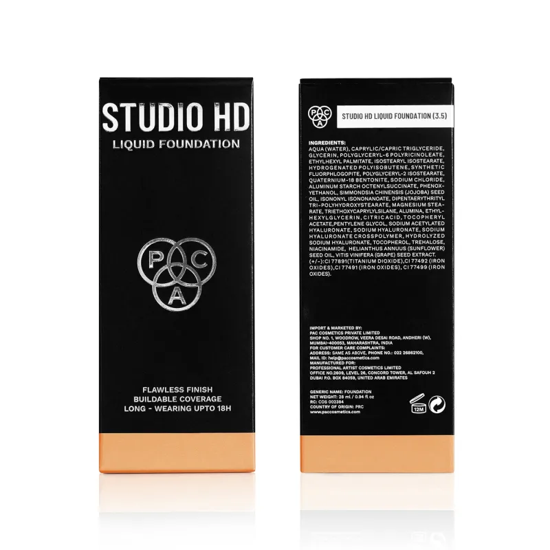 PAC Studio HD Foundation 3.5 (28ml)