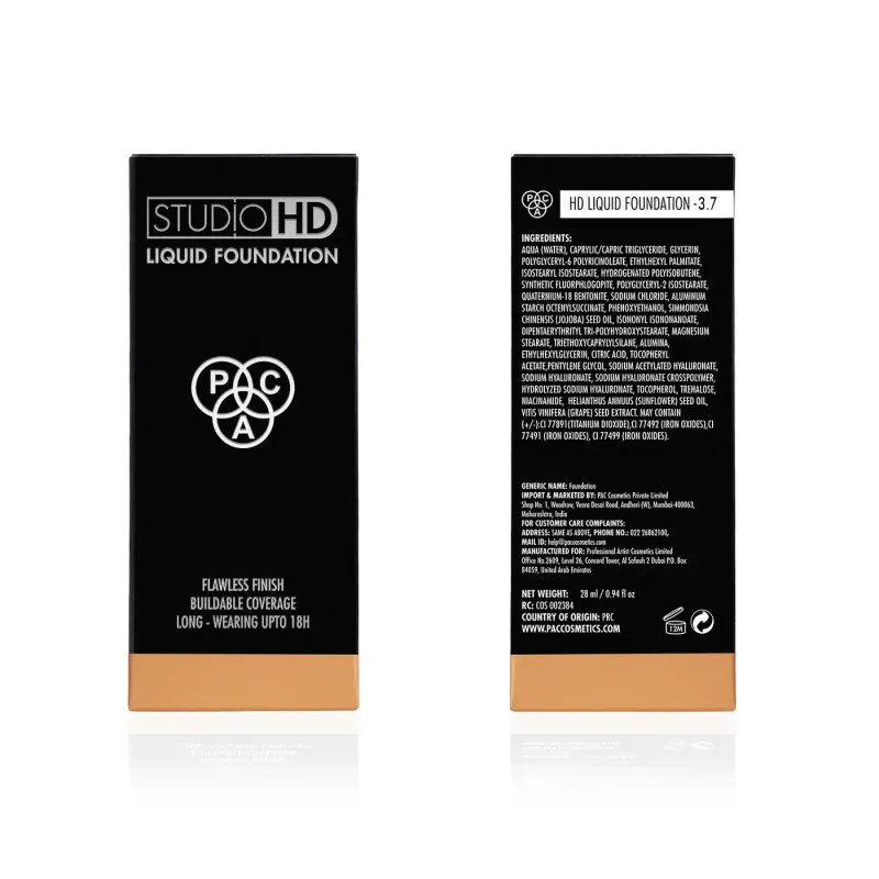 PAC Studio HD Foundation 3.7 (28ml)