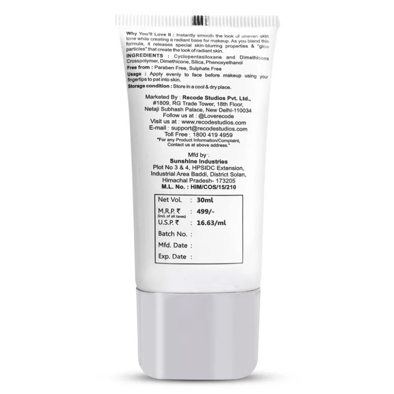 Recode Radiant Primer (30 ml)