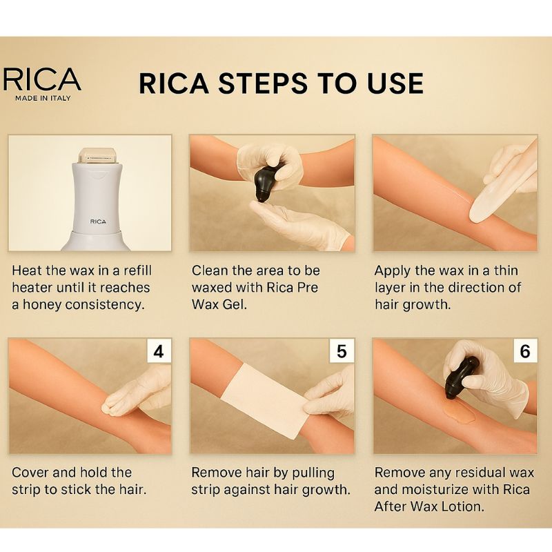 Rica Roll On Wax White Chocolate (100 ml)