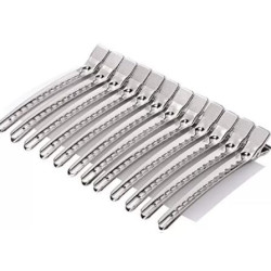 Section Clip Steel Silver (12 pcs)