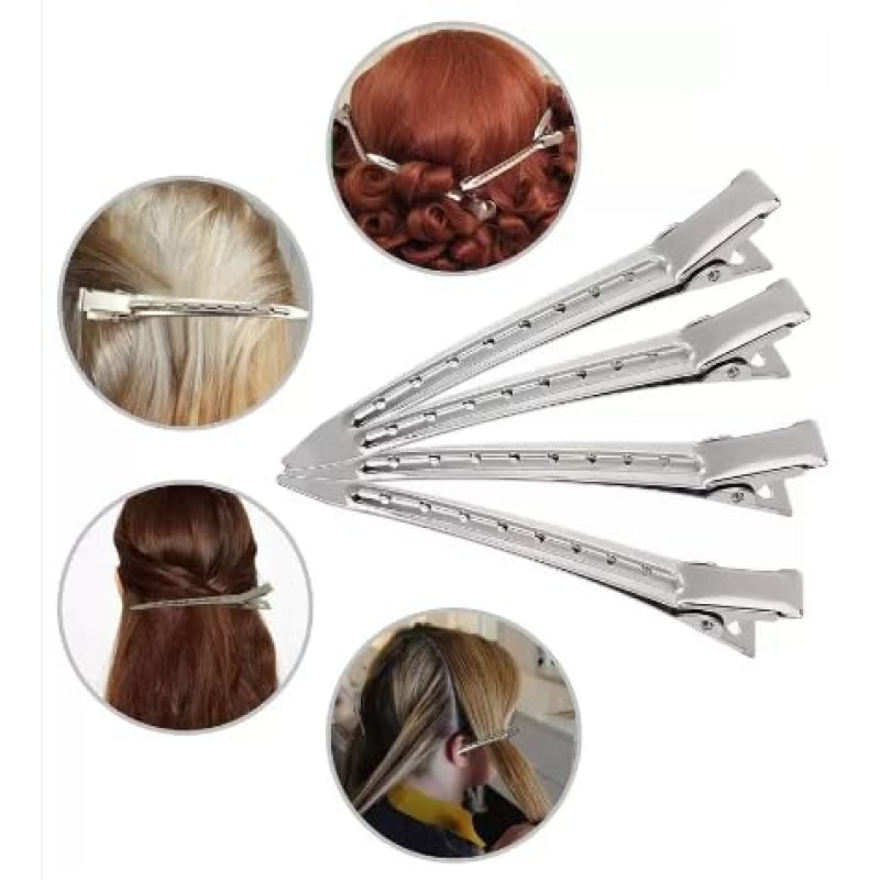 Section Clip Steel Silver (12 pcs)