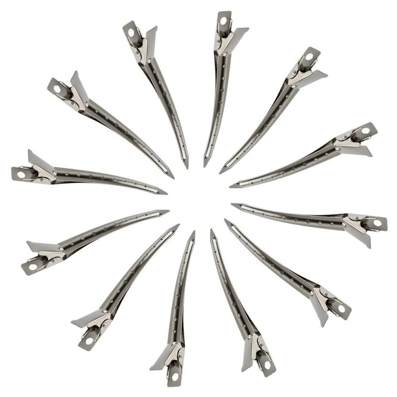 Section Clip Steel Silver (12 pcs)