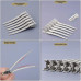 Section Clip Steel Silver (12 pcs)