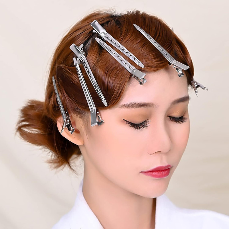 Section Clip Steel Silver (12 pcs)