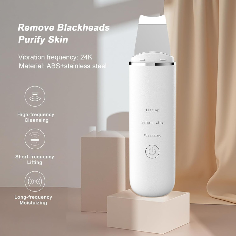 Ultrasonic Facial Skin Scrubber