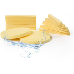 Sponge Reusable (Yellow-12 Pcs)