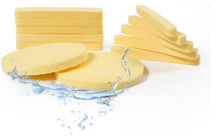 Sponge Reusable (Yellow-12 Pcs)