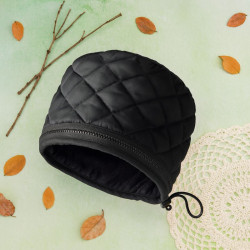 Steam/Heat Hair Spa Cap (Black)