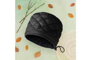 Steam/Heat Hair Spa Cap (Black)