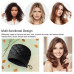 Steam/Heat Hair Spa Cap (Black)