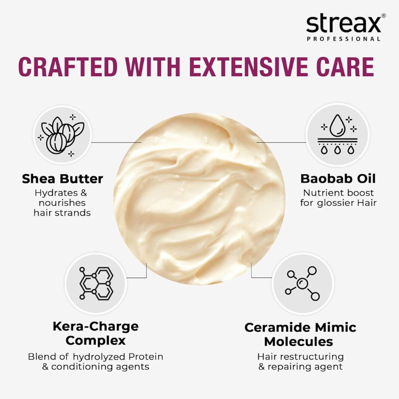 Streax Professional Canvoline Conditioner for Smooth & Straight Hair (240 GMS)