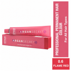 Streax Professional Argan Secret Hair Colourant Cream - Flame Red 0.6 (60 gms)