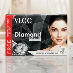VLCC Diamond Facial Kit with FREE Rose Water Toner (300 ml+100 ml)