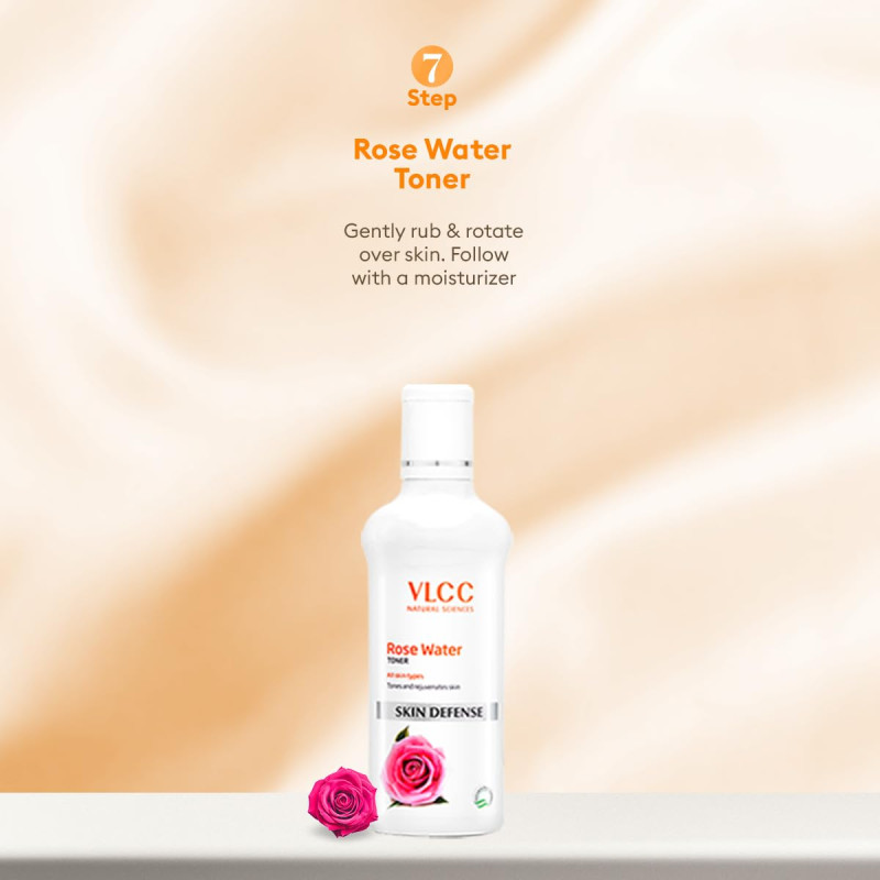 VLCC Papaya Fruit Facial Kit + FREE Rose Water Toner (300g + 100ml)